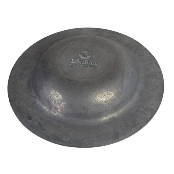 Vintage Teleflora Pewter Collector's Plate Peace on Earth Good Will Toward Men - Picture 5 of 5